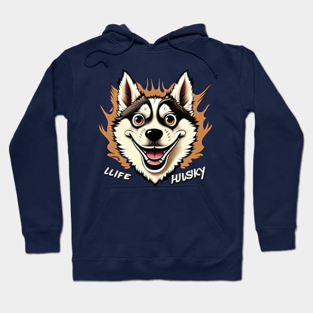 Husky Hoodie by PhoenixArts